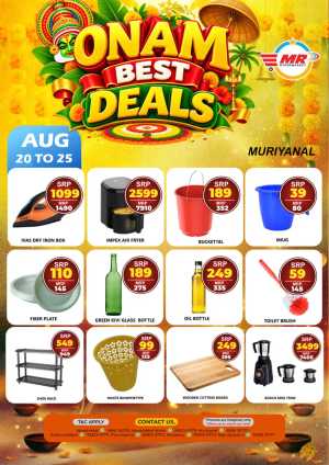 MR Hypermarket Muriyanal Offers Today flyer cover